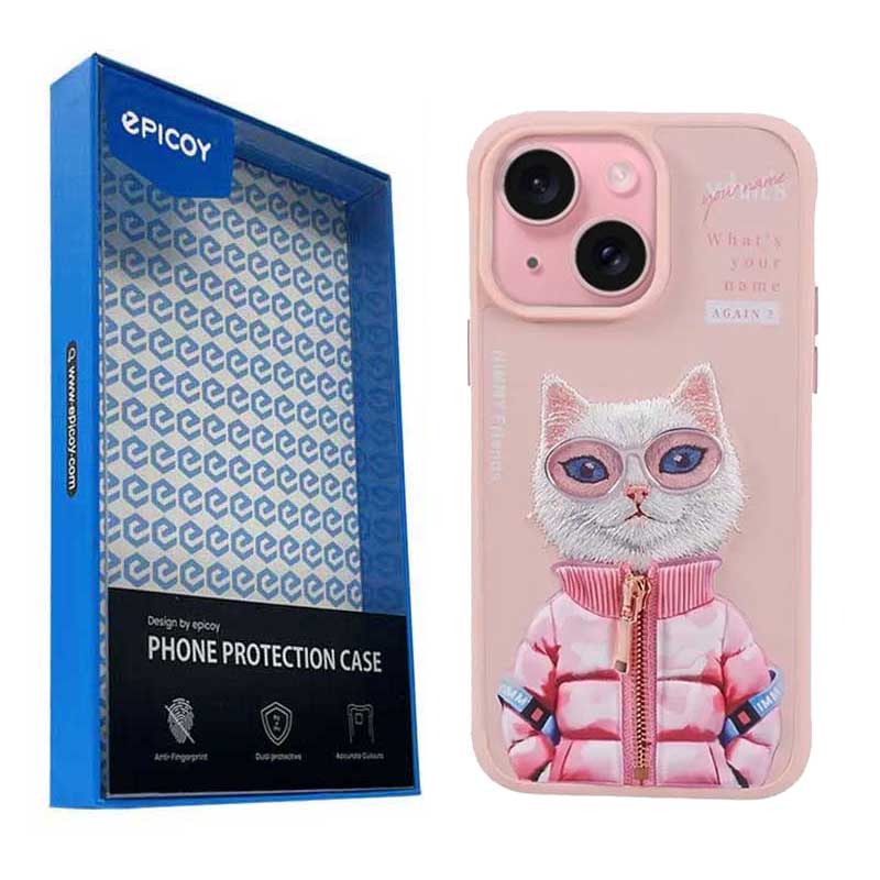 کاور اپیکوی مدل Nimmy Pebbles مناسب برای گوشی موبایل اپل iPhone 15