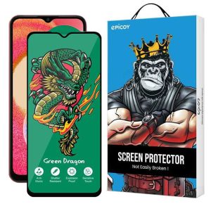 محافظ صفحه نمایش اپیکوی مدل Green Dragon ExplosionProof مناسب برای گوشی موبایل سامسونگ Galaxy M04 4G/ M02 4G/ M12 4G (India)/ F12 4G/ F02s 4G