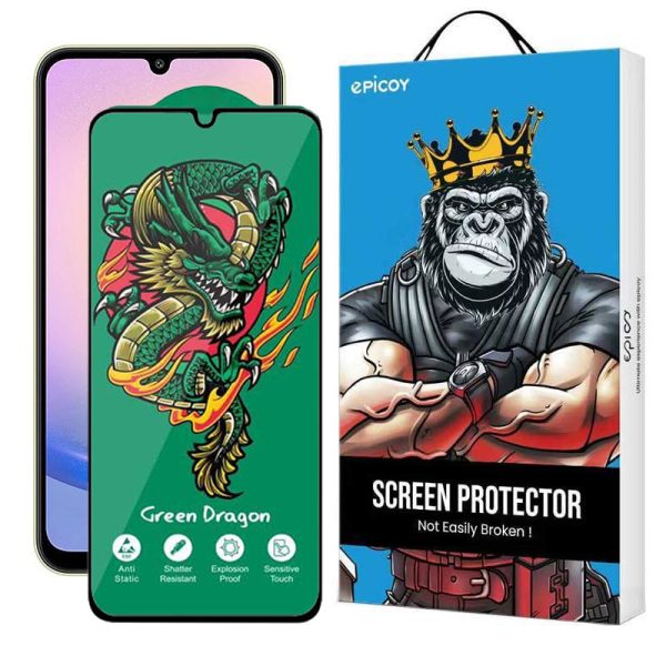 محافظ صفحه نمایش اپیکوی مدل Green Dragon ExplosionProof مناسب برای گوشی موبایل سامسونگ Galaxy A25/ A15 5G/4G / A24 4G/ F34