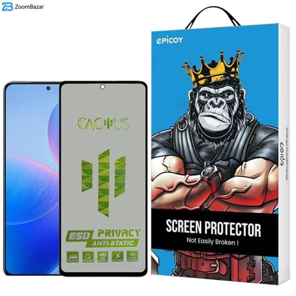 محافظ صفحه نمایش حریم شخصی اپیکوی مدل Cactus-ESD-Privacy مناسب برای گوشی موبایل شیائومی Redmi K70 / K70 Pro / K70E