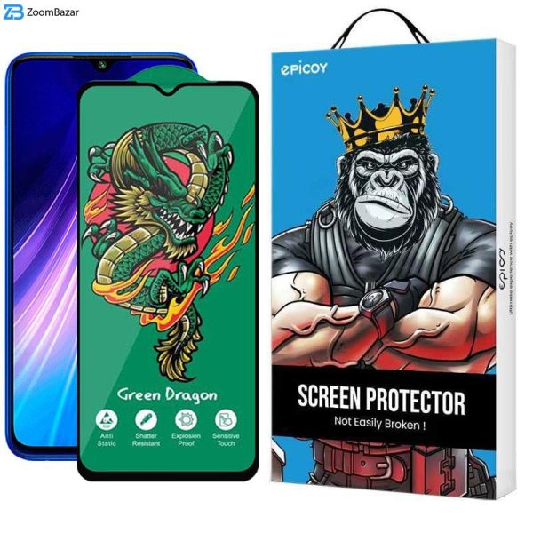 محافظ صفحه نمایش اپیکوی مدل Green Dragon ExplosionProof مناسب برای گوشی موبایل شیائومی Redmi Note 8/ Redmi Note 8 2021/ Redmi Note 8T