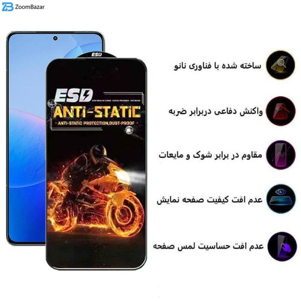 محافظ صفحه نمایش اپیکوی مدل Fiery ESD مناسب برای گوشی موبایل شیائومی Redmi K70 Pro / K70/ K70E