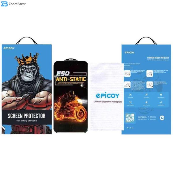 محافظ صفحه نمایش اپیکوی مدل Fiery ESD مناسب برای گوشی موبایل شیائومی Poco X6 Pro / X6/ M6 Pro 4G