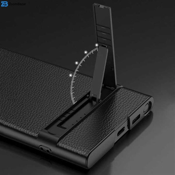 کاور اپیکوی مدل KickStand Leather مناسب برای گوشی موبایل سامسونگ Galaxy S23 Ultra