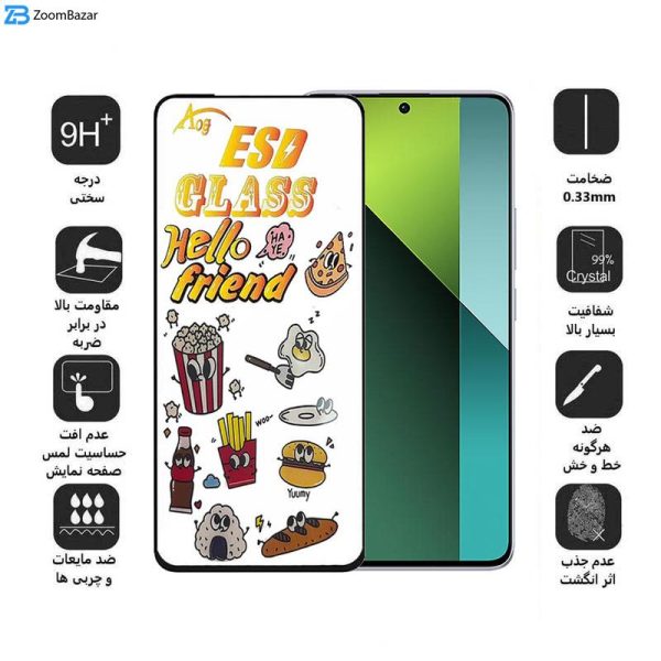 محافظ صفحه نمایش اپیکوی مدل ESD 2024 مناسب برای گوشی موبایل شیائومی Redmi Note 13 Pro 4G/5G/ Note 13 4G/5G/ Note 13R Pro