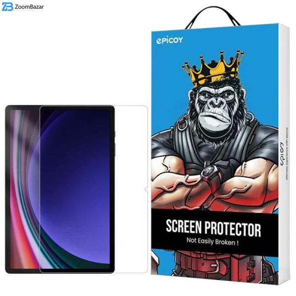 محافظ صفحه نمایش 5D اپیکوی مدل Super Power مناسب برای تبلت سامسونگ Galaxy Tab S9 FE Plus/S9 Plus/S8 Plus/S7 Plus/S7 FE