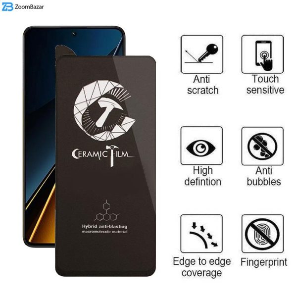 محافظ صفحه نمایش سرامیکی اپیکوی مدل CR7 مناسب برای گوشی موبایل شیائومی Poco X6 Pro/ Poco X6/ Poco M6 Pro 4G