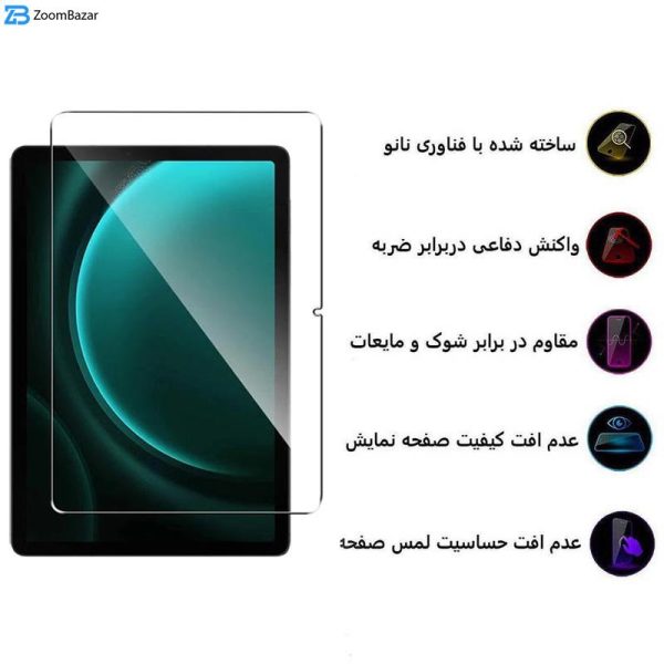 محافظ صفحه نمایش 5D اپیکوی مدل Super Power مناسب برای تبلت سامسونگ Galaxy Tab X510/X516B/X710/X716B/X700/X706/T870/T875/T876B