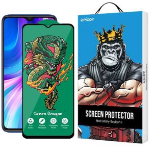 محافظ صفحه نمایش اپیکوی مدل Green Dragon ExplosionProof مناسب برای گوشی موبایل شیائومی Redmi Note 8 Pro / Note 9 4G/ Redmi 9 Prime 4G/ 9/ 9 Power 4G/ 10A