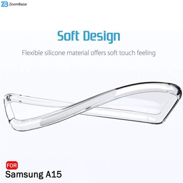 کاور اپیکوی مدل Transparent Clear مناسب برای گوشی موبایل سامسونگ Galaxy A15 5G/4G