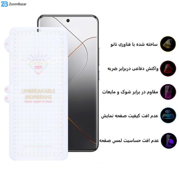 محافظ صفحه نمایش بوف مدل Hydrogel-G مناسب برای گوشی موبایل شیائومی 14 Pro / 14 Ultra / 12 Pro