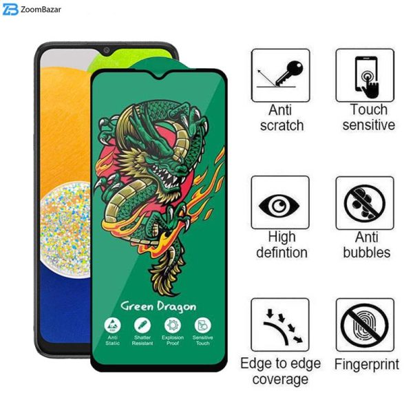 محافظ صفحه نمایش اپیکوی مدل Green Dragon ExplosionProof مناسب برای گوشی موبایل سامسونگ Galaxy A03 4G/A03s 4G/A03 Core 4G/A02 4G/A02s 4G