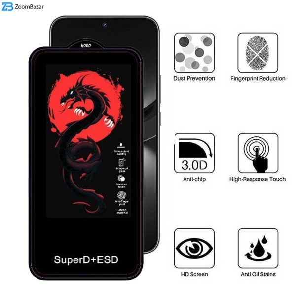 محافظ صفحه نمایش اپیکوی مدل Dragon ESD مناسب برای گوشی موبایل هوآوی Nova 12 / Nova 12 Lite / Nova 11 SE / Nova 10 SE