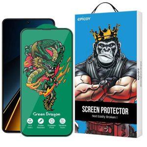 محافظ صفحه نمایش اپیکوی مدل Green Dragon ExplosionProof مناسب برای گوشی موبایل شیائومی Poco X6 Pro 5G/ X6 5G/ M6 Pro 4G