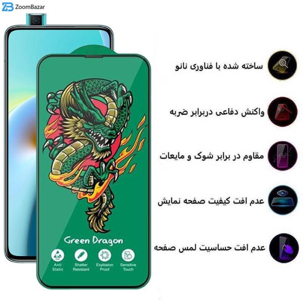 محافظ صفحه نمایش اپیکوی مدل Green Dragon ExplosionProof مناسب برای گوشی موبایل شیائومی Redmi K30 Ultra/ K30 Pro/ K30 Pro Zoom/ K30S/ K30 5G Racing/ K30i 5G/ K30 5G