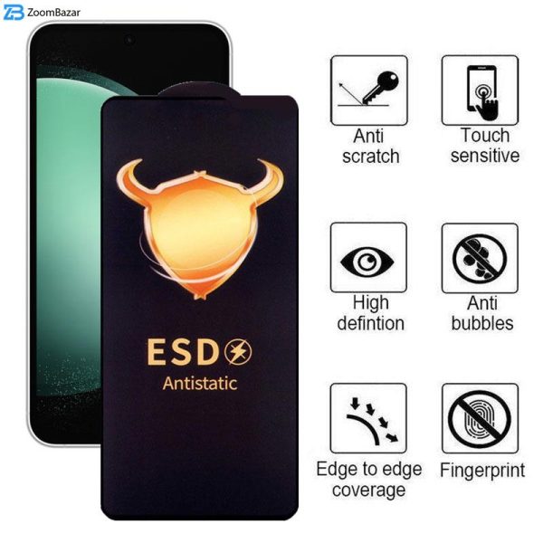 محافظ صفحه نمایش اپیکوی مدل Golden ESD مناسب برای گوشی موبایل سامسونگ Galaxy S23 FE/ A54
