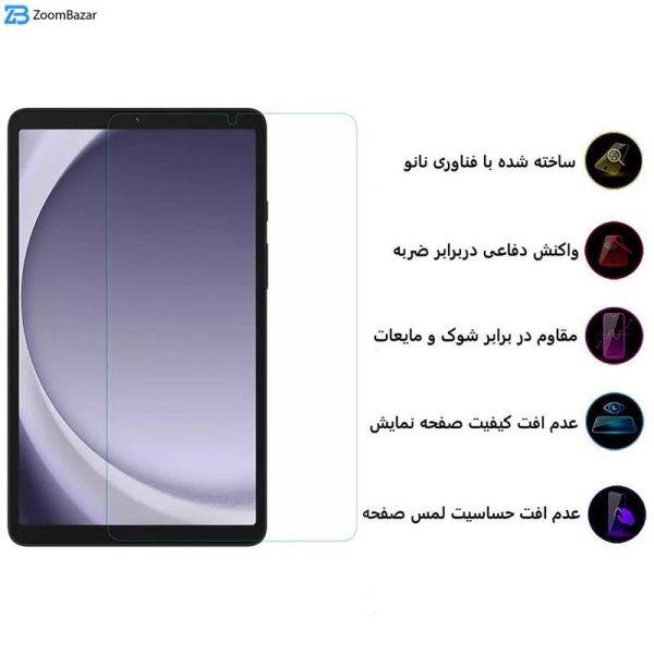 محافظ صفحه نمایش بوف مدل 5D Plus مناسب برای تبلت سامسونگ Galaxy A9 / X110 / X115