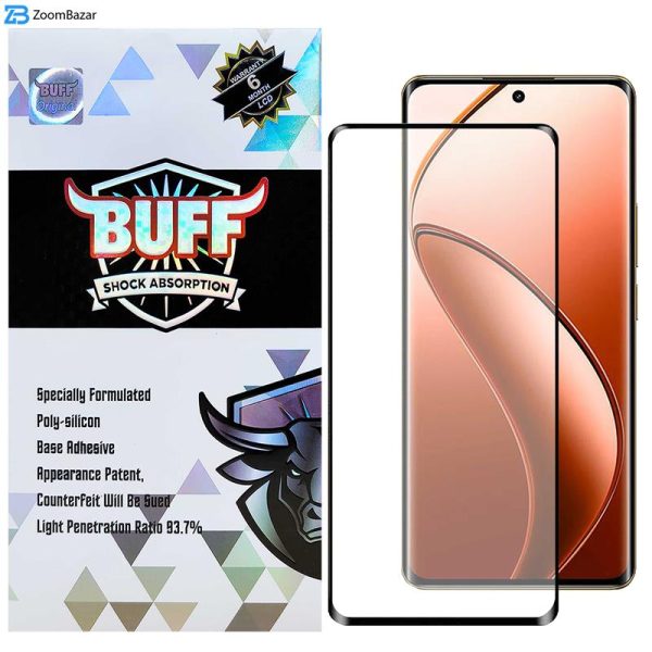 محافظ صفحه نمایش بوف مدل FullGlue-Max-G مناسب برای گوشی موبایل ریلمی Realme 12 Pro Plus / 12 Pro / 12 Plus