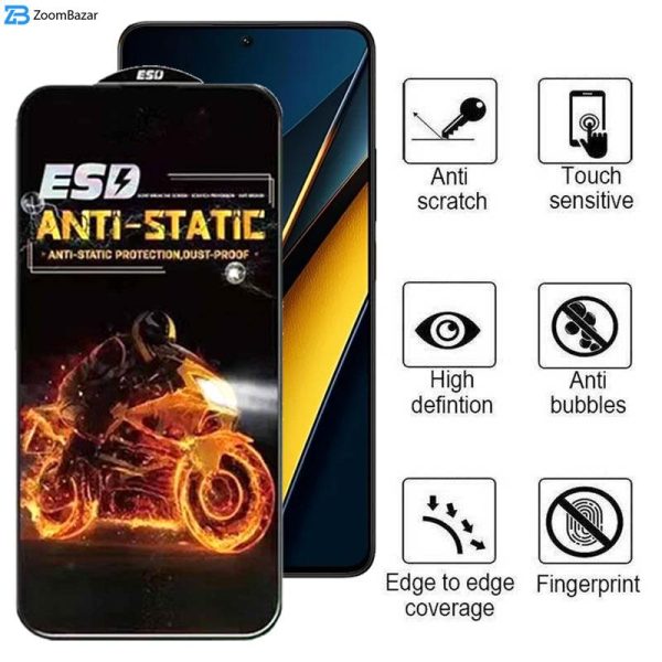 محافظ صفحه نمایش اپیکوی مدل Fiery ESD مناسب برای گوشی موبایل شیائومی Poco X6 Pro / X6/ M6 Pro 4G