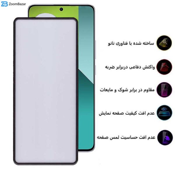 محافظ صفحه نمایش بوف مدل New AirBag-G مناسب برای گوشی موبایل شیائومی Redmi Note 13 4G / 5G / Note 13 Pro 4G / 5G / Note 13R Pro