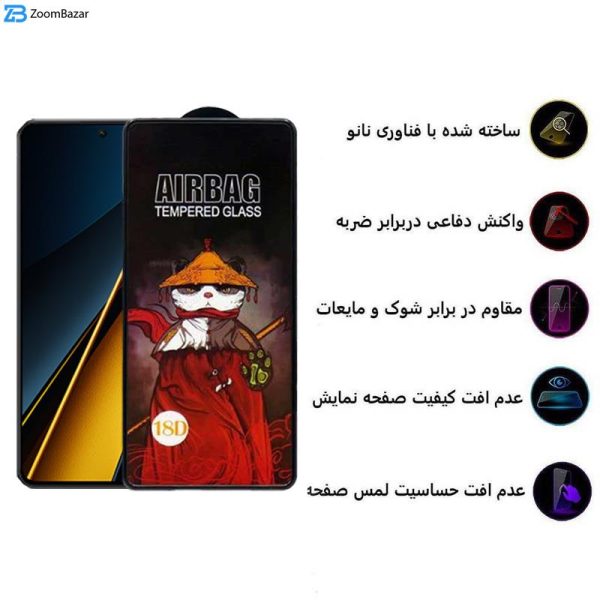 محافظ صفحه نمایش اپیکوی مدل AirBag مناسب برای گوشی موبایل شیائومی Poco X6 Pro/ Poco X6/ Poco M6 Pro 4g