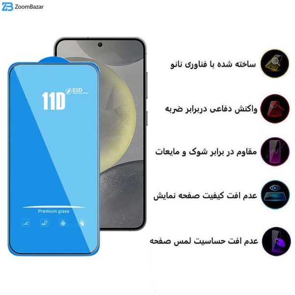 محافظ صفحه نمایش 11D اپیکوی مدل Blue ESD مناسب برای گوشی موبایل سامسونگ Galaxy S24