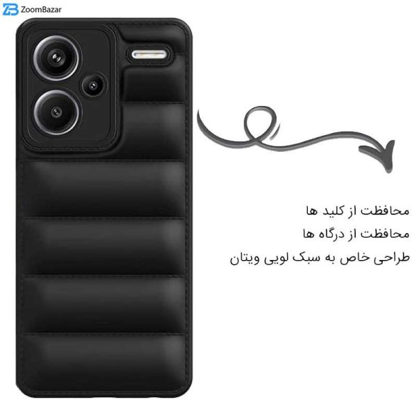 کاور اپیکوی مدل Puffy Puffer مناسب برای گوشی موبایل شیائومی Redmi Note 13 Pro Plus