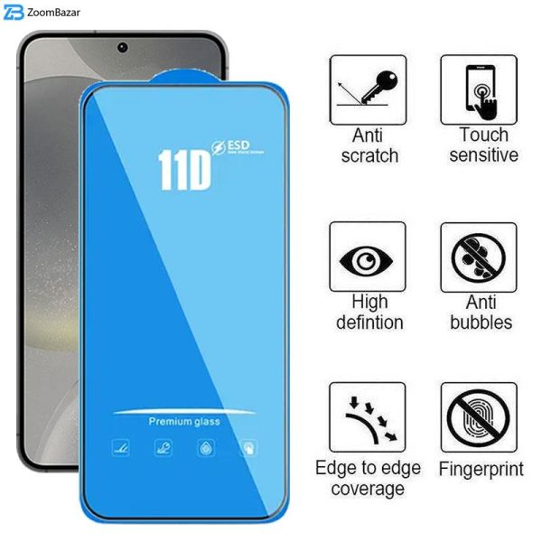 محافظ صفحه نمایش 11D اپیکوی مدل Blue ESD مناسب برای گوشی موبایل سامسونگ Galaxy S24