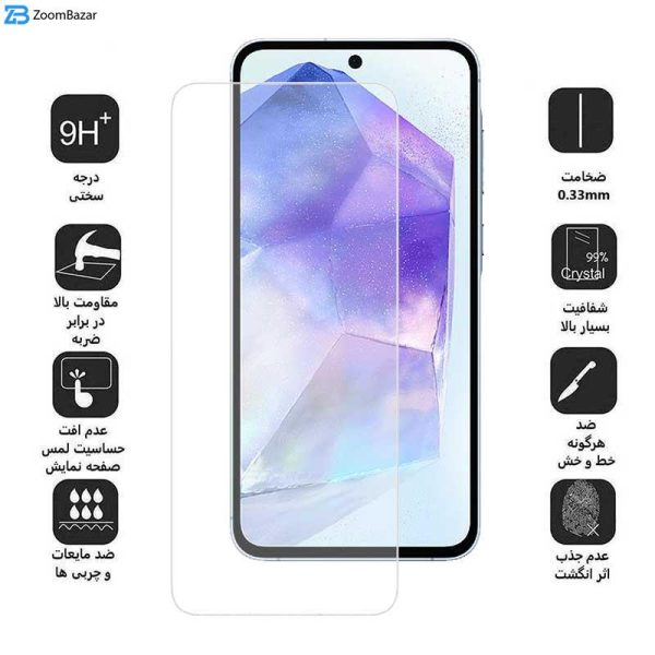 محافظ صفحه نمایش اپیکوی مدل Clear Pro مناسب برای گوشی موبایل سامسونگ Galaxy A55 / A35