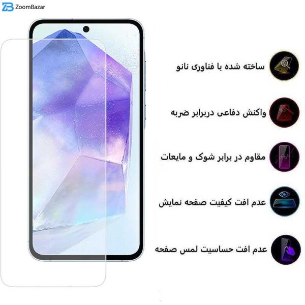 محافظ صفحه نمایش اپیکوی مدل Clear Pro مناسب برای گوشی موبایل سامسونگ Galaxy A55 / A35