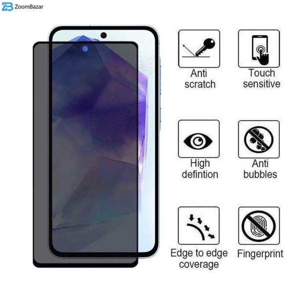 محافظ صفحه نمایش حریم شخصی اپیکوی مدل Privacy مناسب برای گوشی موبایل سامسونگ Galaxy A55 / A35