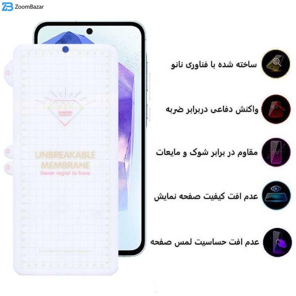 محافظ صفحه نمایش اپیکوی مدل Hydrogel مناسب برای گوشی موبایل سامسونگ Galaxy A55 / A35