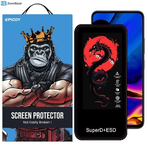 محافظ صفحه نمایش اپیکوی مدل Dragon ESD مناسب برای گوشی موبایل شیائومی Poco M6 Pro 5G / Redmi 12 / Note 12R