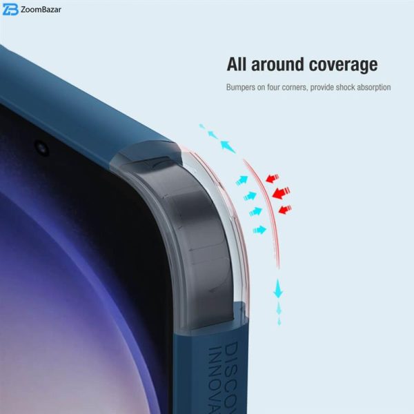 کاور نیلکین مدل Super Frosted Shield Pro مناسب برای گوشی موبایل سامسونگ Galaxy S24 Ultra