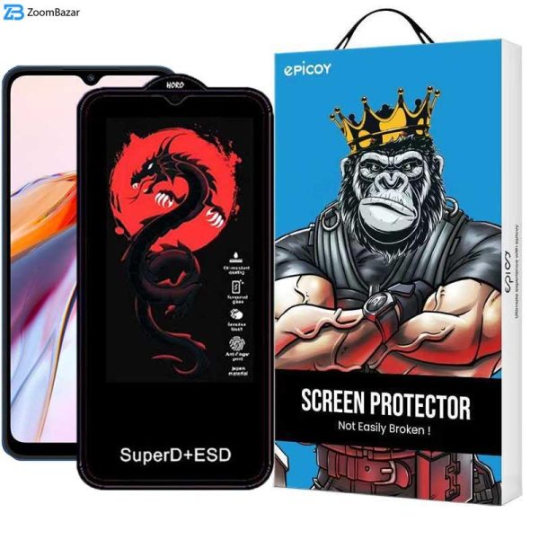 محافظ صفحه نمایش اپیکوی مدل Dragon ESD مناسب برای گوشی موبایل شیائومی Redmi 12C/ Redmi 10C/ Poco C55/ Poco C40