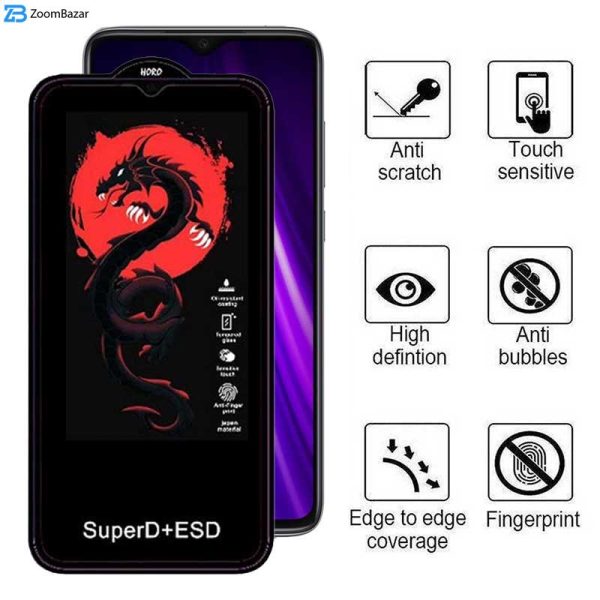 محافظ صفحه نمایش اپیکوی مدل Dragon ESD مناسب برای گوشی موبایل شیائومی Redmi Note 9 4G/Note 8 Pro/9 Prime 4G/9/9 Power 4G/10A