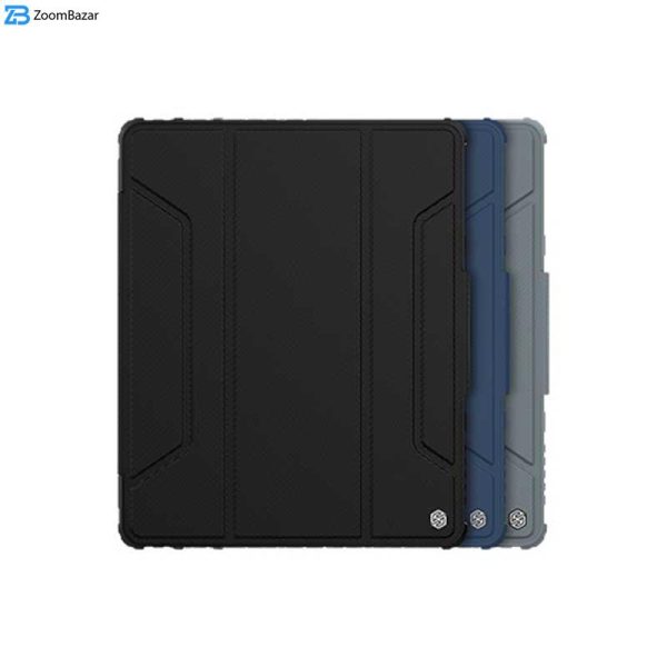 کیف کلاسوری نیلکین مدل Camshield Bumper مناسب برای تبلت اپل iPad Air 13 2024 / iPad Pro 12.9 2022 / 2021 / 2020