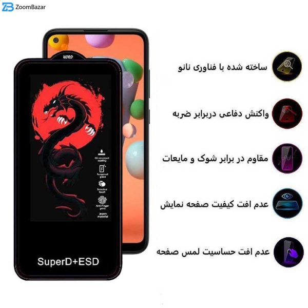 محافظ صفحه نمایش اپیکوی مدل Dragon ESD مناسب برای گوشی موبایل سامسونگ Galaxy A11 / M11