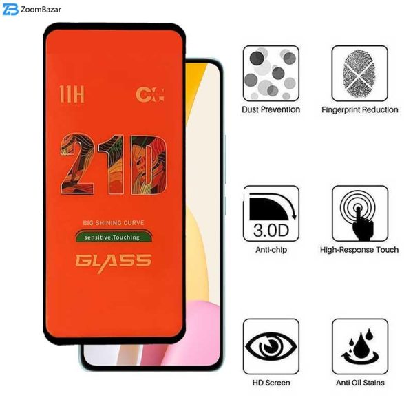 محافظ صفحه نمایش 21D اپیکوی مدل Orange Sensitive Touch مناسب برای گوشی موبایل شیائومی Mi 12 Lite/ Mi 12 Lite NE/ Mi 11 Lite/ Mi 11 Lite NE/ Civi 2