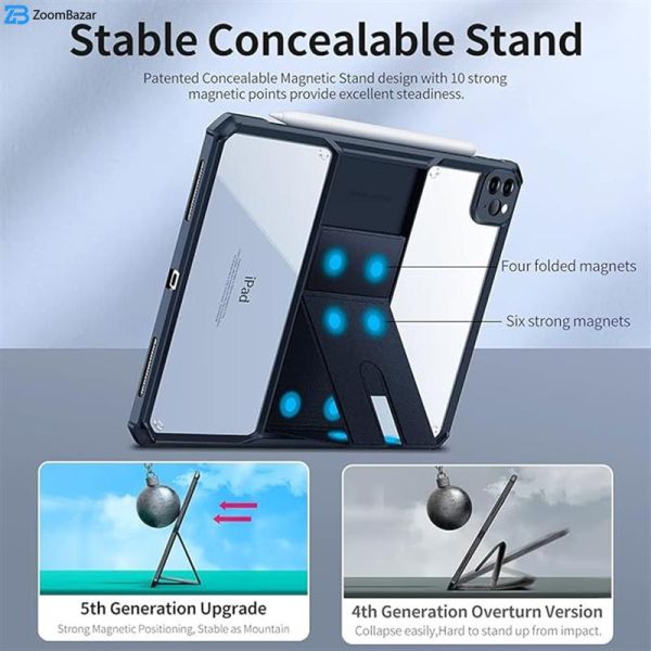 کاور اپیکوی مدل Xundd Stand Holder مناسب برای تبلت اپل iPad Air 13 2024 / iPad Pro 12.9 2022 / 2021 / 2020