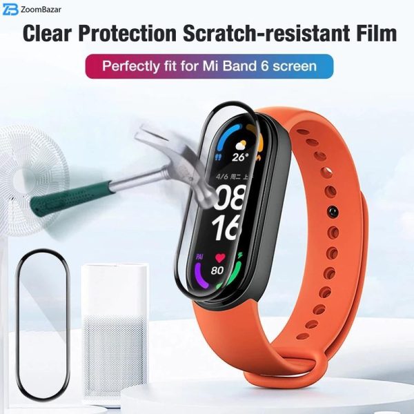 محافظ صفحه نمایش اپیکوی مدل Cactus مناسب برای ساعت هوشمند شیائومی Mi Band 6