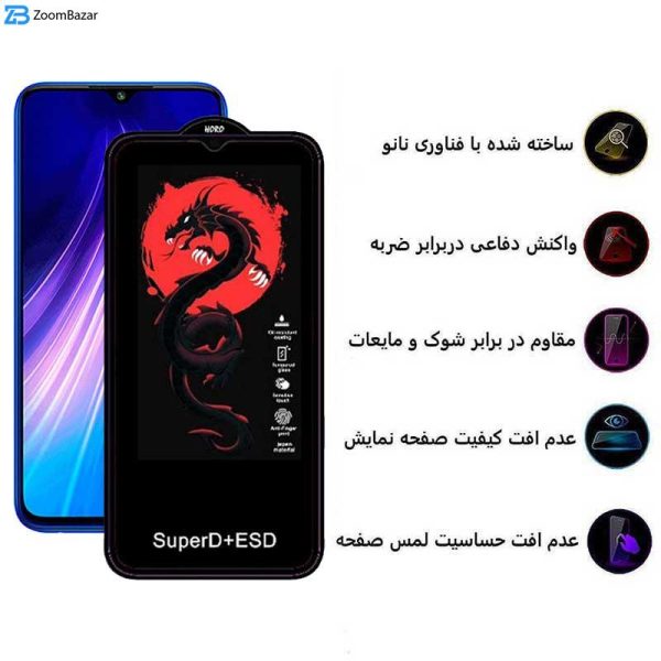 محافظ صفحه نمایش اپیکوی مدل Dragon ESD مناسب برای گوشی موبایل شیائومی Redmi Note 8/ Redmi Note 8 2021/ Redmi Note 8T