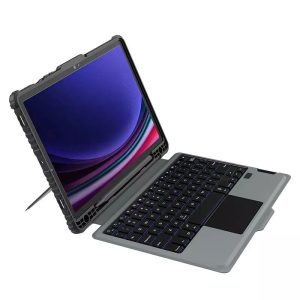 کیف کلاسوری کیبورددار نیلکین مدل Bumper Combo Backlit Keyboard مناسب برای تبلت سامسونگ Galaxy Tab S9 5G