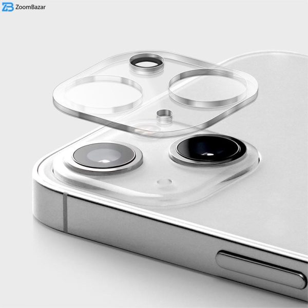 محافظ لنز دوربین اپیکوی مدل 3D-Clear Lenz مناسب برای گوشی موبایل اپل iPhone 13 / 13 Mini