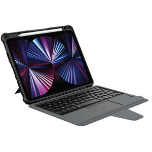 کیف کلاسوری کیبورد دار نیلکین مدل Bumper Combo Keyboard مناسب برای تبلت اپل iPad Air 11 2024 / Air 10.9 2022 / Air 4 / Air 5 / Air 6 / Air 2020 / Ipad Pro 11 2020 / 2021 / 2022