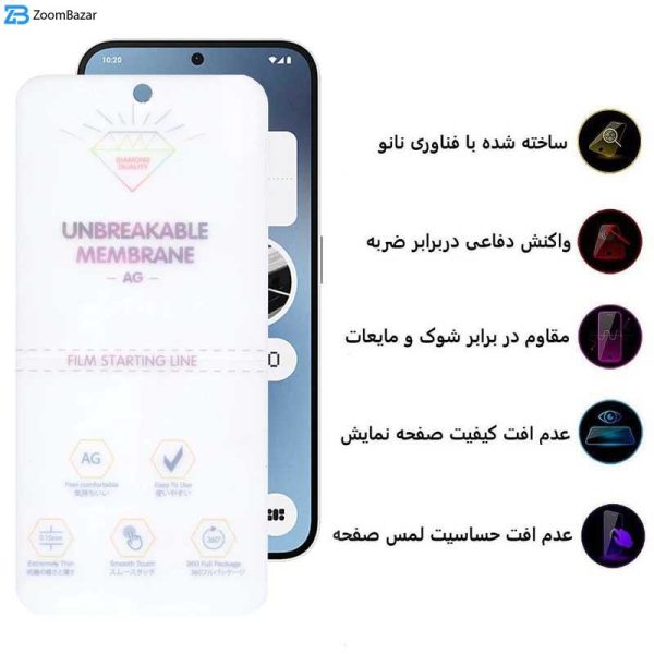 محافظ صفحه نمایش مات اپیکوی مدل Hydrogel-Matte مناسب برای گوشی موبایل ناتینگ Nothing Phone 2a/ Nothing Phone 2