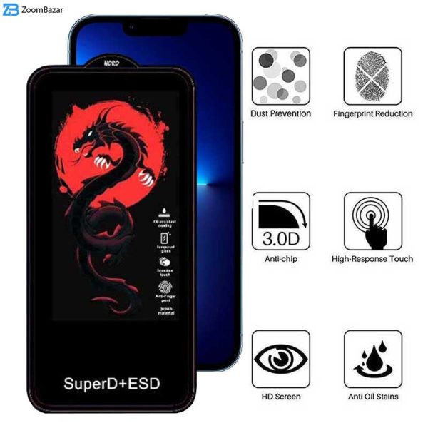 محافظ صفحه نمایش اپیکوی مدل Dragon ESD مناسب برای گوشی موبایل اپل iPhone 13 Pro Max / 14 Plus