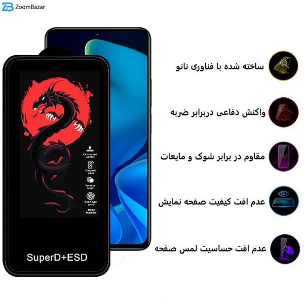 محافظ صفحه نمایش اپیکوی مدل Dragon ESD مناسب برای گوشی موبایل شیائومی 11i HyperCharge 5G / Mi 11X Pro / Mi 11X / 11i / Mi 10i 5G