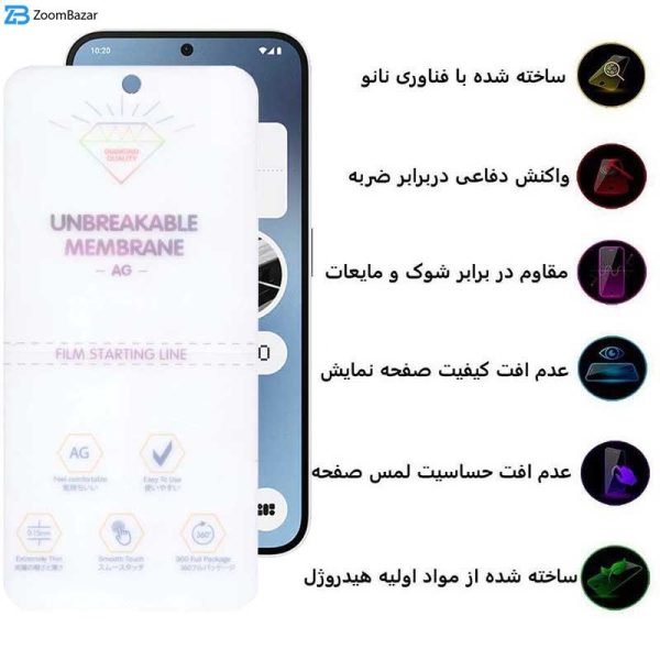 محافظ صفحه نمایش مات اپیکوی مدل Hydrogel-Matte مناسب برای گوشی موبایل ناتینگ Nothing Phone 2a/ Nothing Phone 2