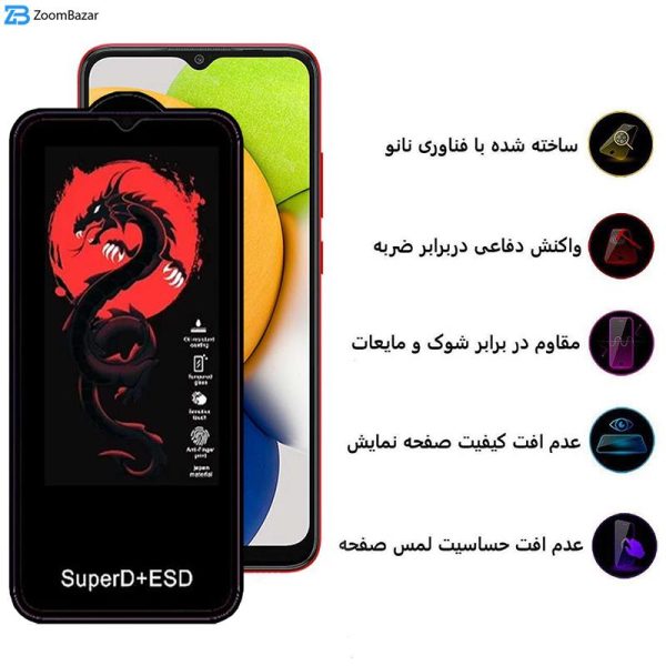 محافظ صفحه نمایش اپیکوی مدل Dragon ESD مناسب برای گوشی موبایل سامسونگ Galaxy A03s / A03 / A03 Core